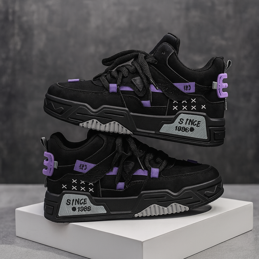 Herren Sneaker – Atmungsaktive Freizeit- & Laufschuhe | Bequeme Sportschuhe im Trend-Design | Leichte Alltags- & Fitness-Schuhe für Männer