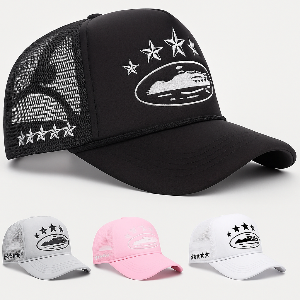 Unisex Street Style Trucker Cap – Atmungsaktive Hip-Hop Mesh Baseball Cap