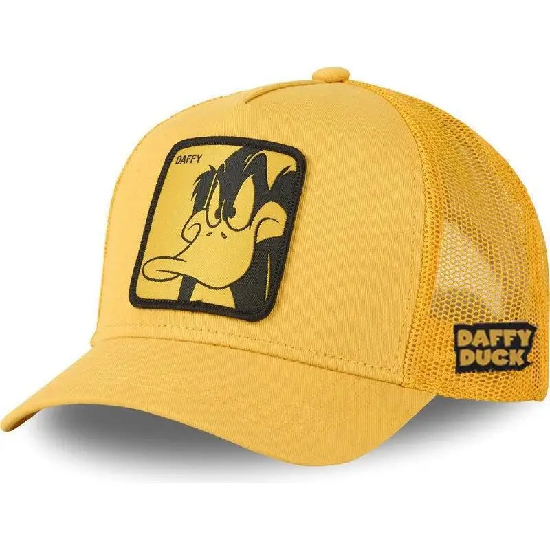 Cap im Cartoon-Style– Stylische Baseball Cap mit Netz & Sonnenschutz