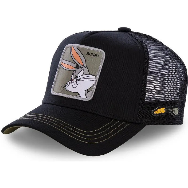 Cap im Cartoon-Style– Stylische Baseball Cap mit Netz & Sonnenschutz