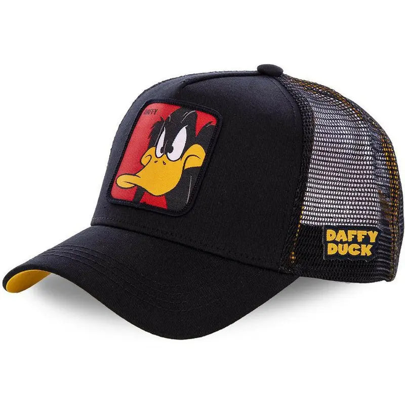 Cap im Cartoon-Style– Stylische Baseball Cap mit Netz & Sonnenschutz